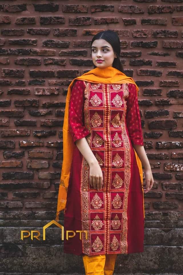 আনস্টিজ স্ক্রিন প্রিন্ট থ্রি-পিস