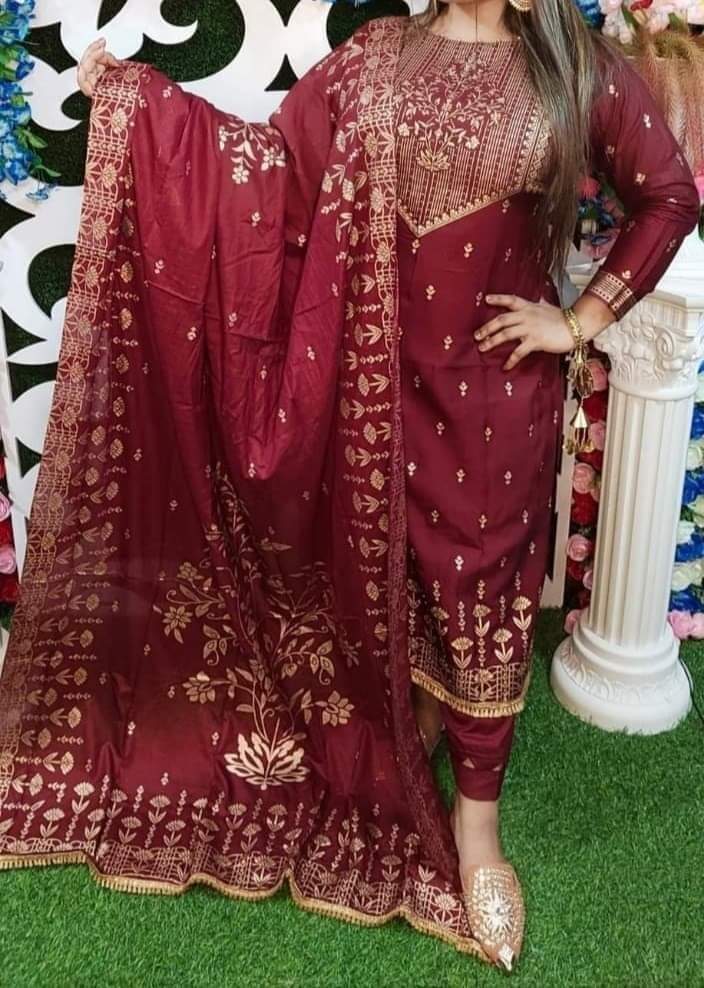 আনস্টিজ স্ক্রিন প্রিন্ট থ্রি-পিস