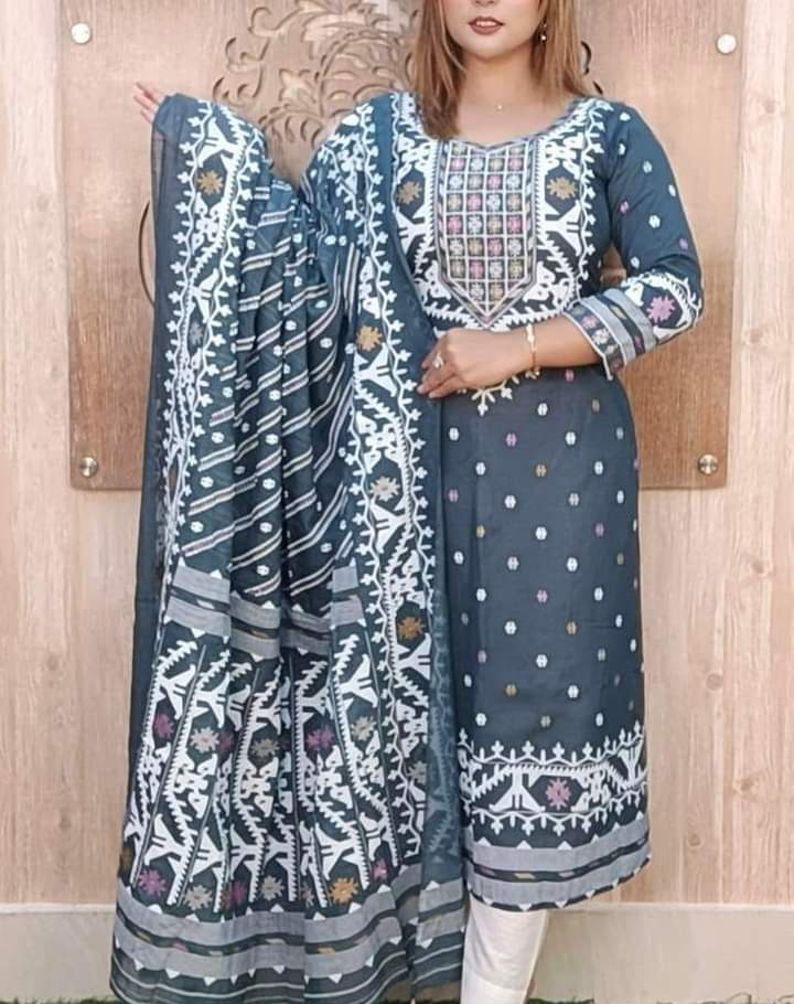 আনস্টিজ স্ক্রিন প্রিন্ট থ্রি-পিস