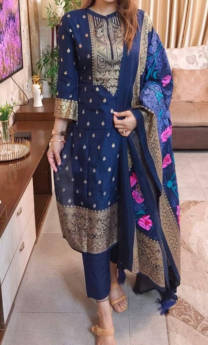 আনস্টিজ স্ক্রিন প্রিন্ট থ্রি-পিস