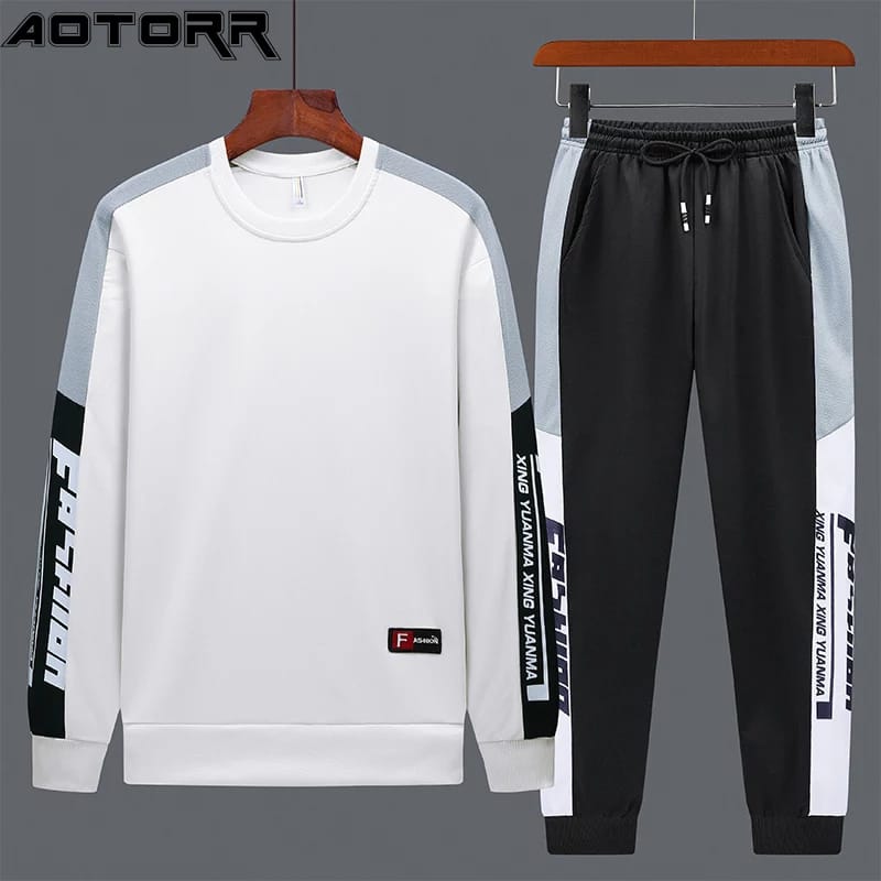 Long T-Shirt and Trouser Combo Set