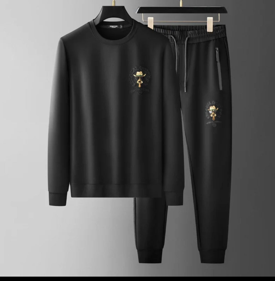 Long T-Shirt and Trouser Combo Set