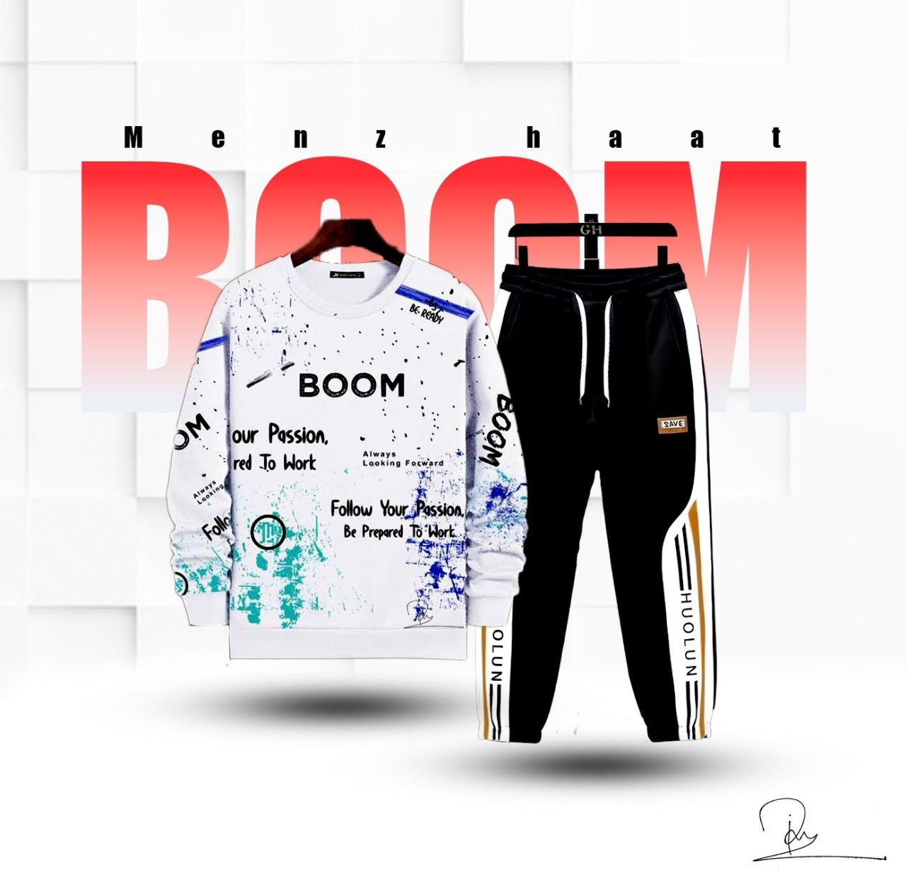 T-Shirt and Trouser Combo Set