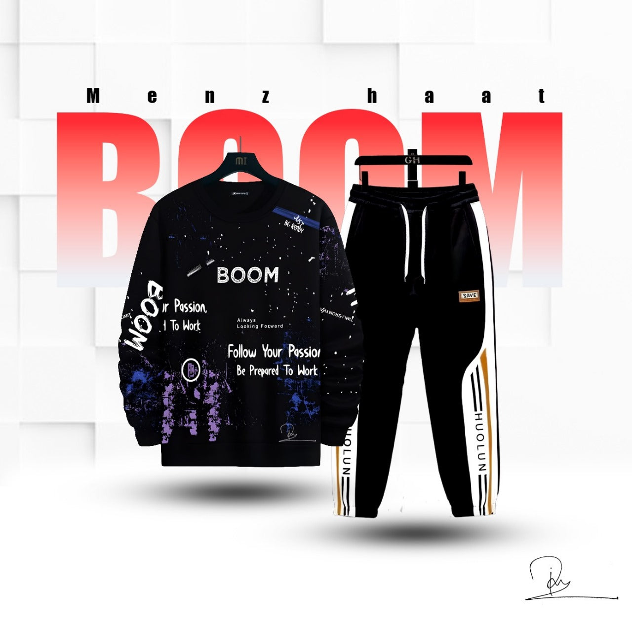 T-Shirt and Trouser Combo Set