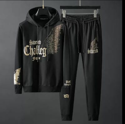 Jacket type Hoodie and Trouser Combo set