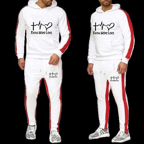 Jacket type Hoodie and Trouser Combo set