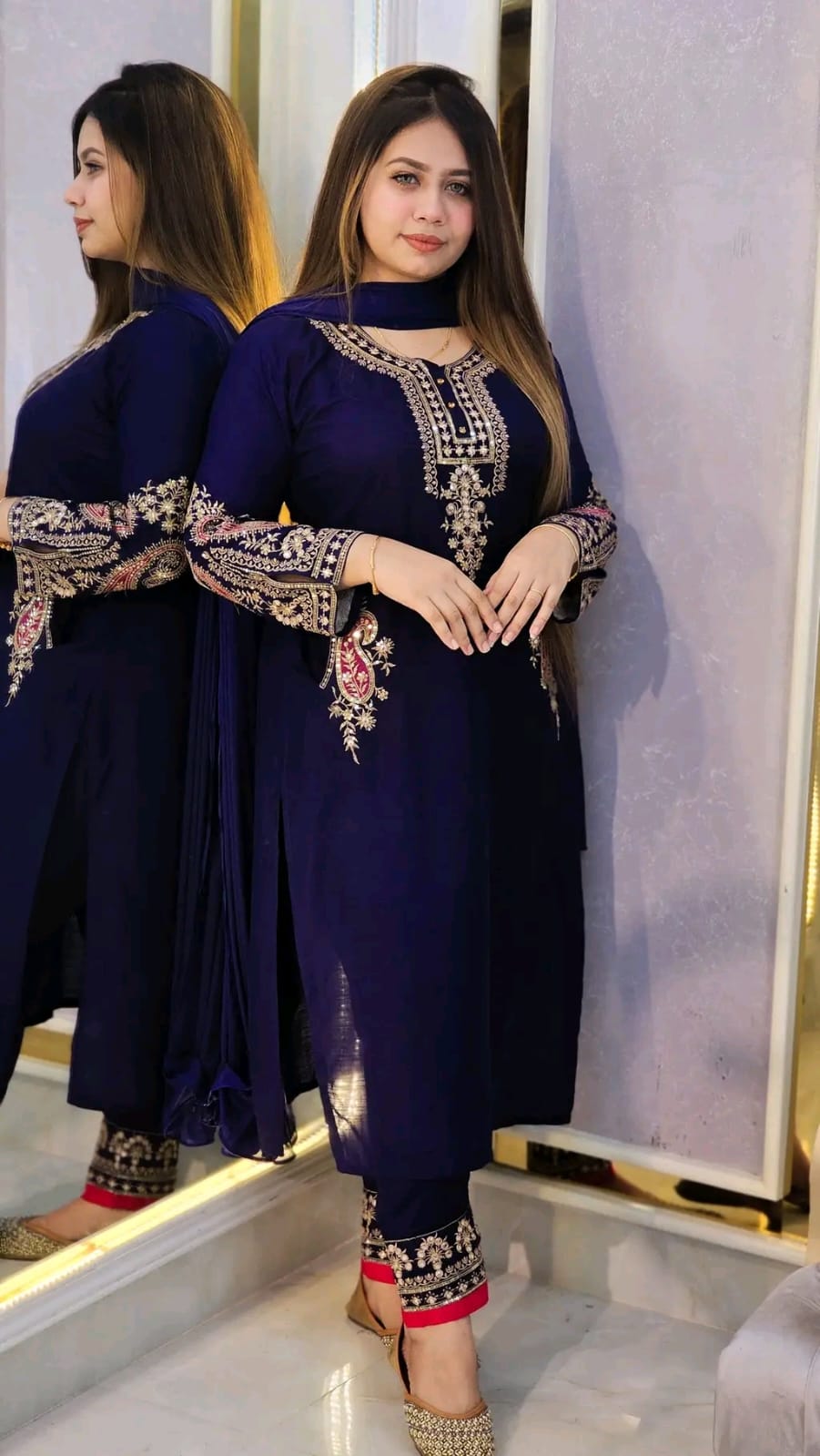 premium quality digital print olive 3pices