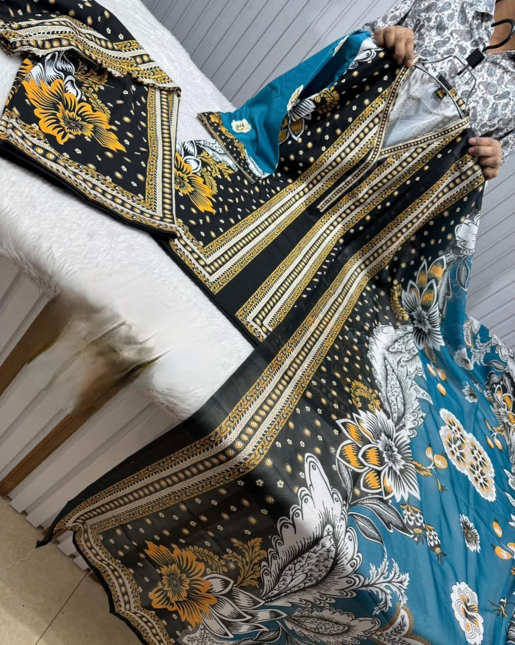 premium quality digital print olive 3pices