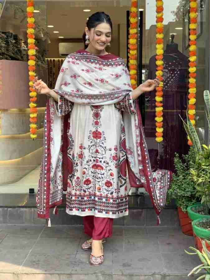 premium quality digital print olive 3pices