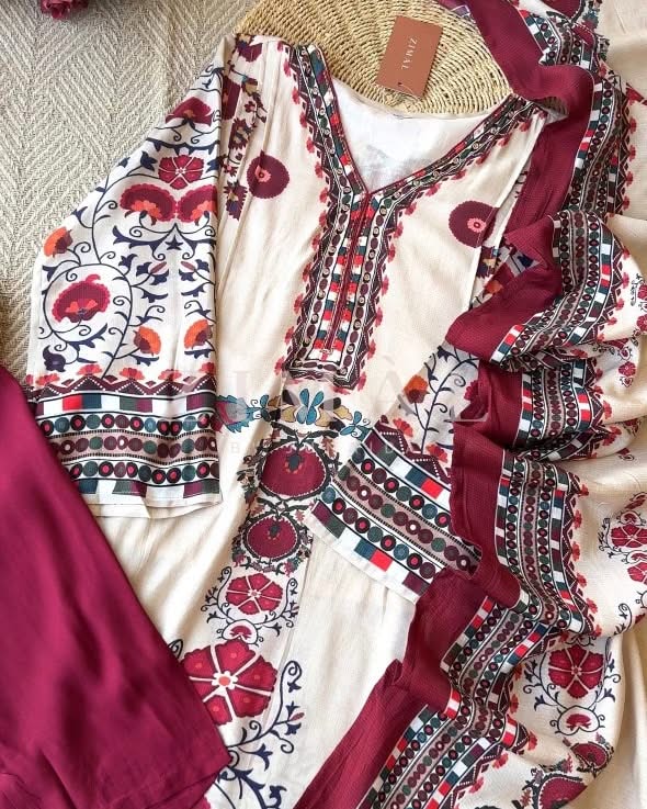 premium quality digital print olive 3pices