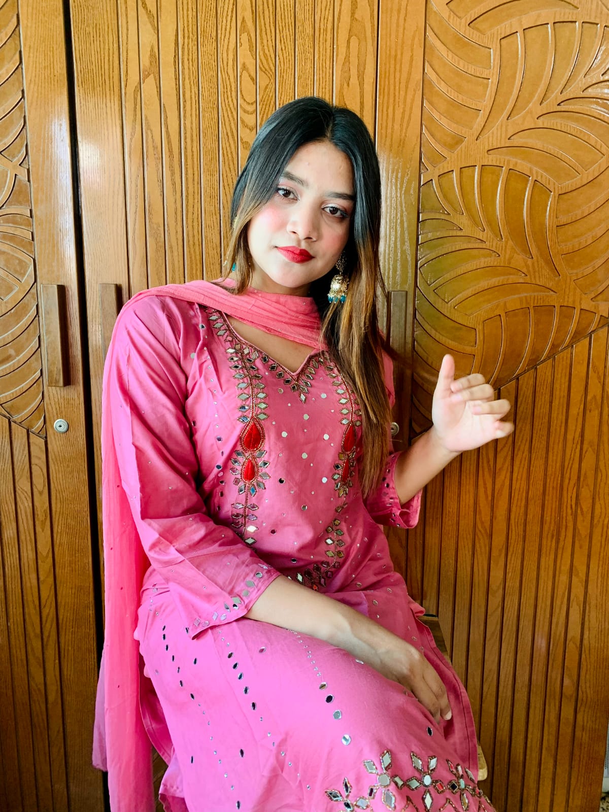 কারচুপি থ্রি পিস