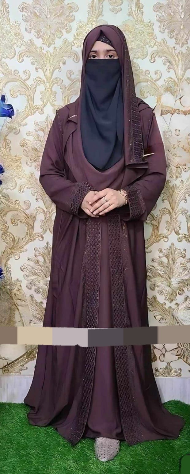 Embroidery Borka with Hijab