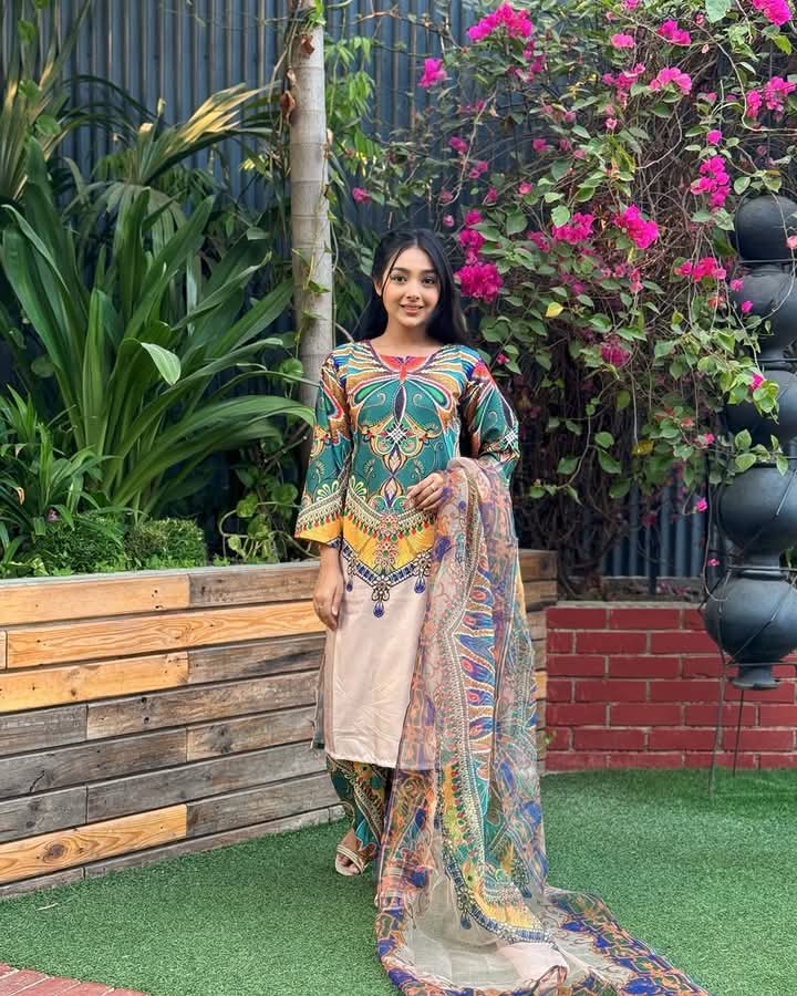 Digital Print Three Piece