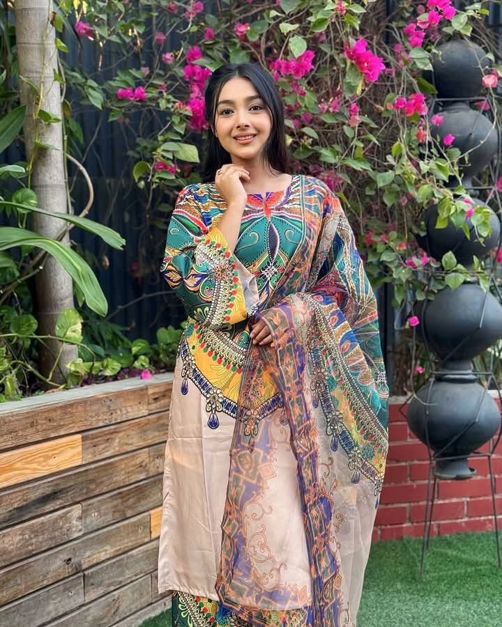 Digital Print Three Piece