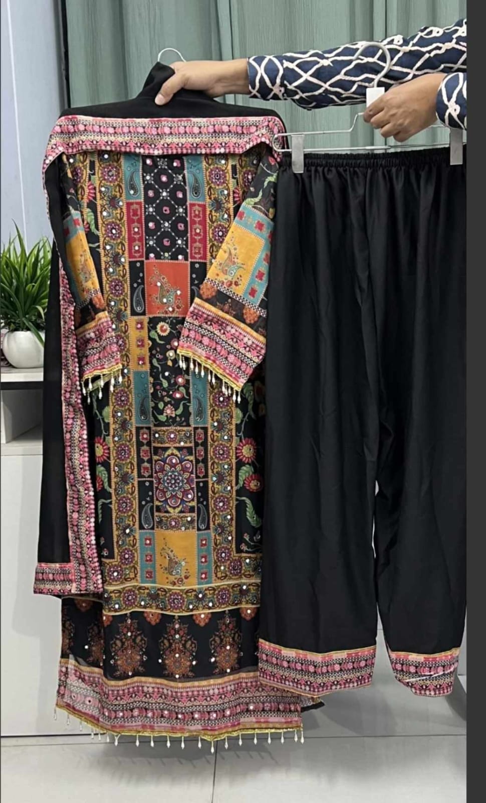 জর্জেট রেডিমেড থ্রি পিস