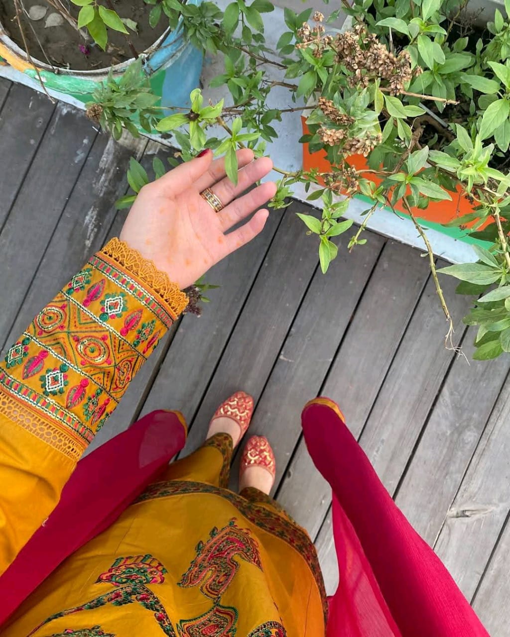 Sequence Embroidery Three Piece