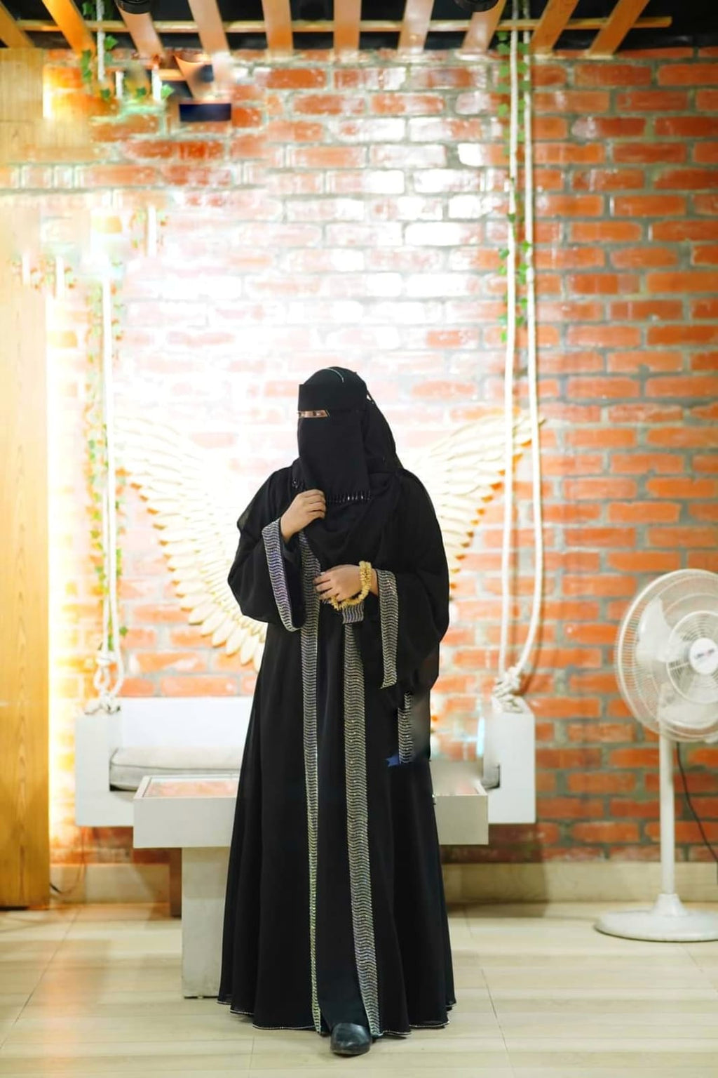 Stone Borka with Hijab