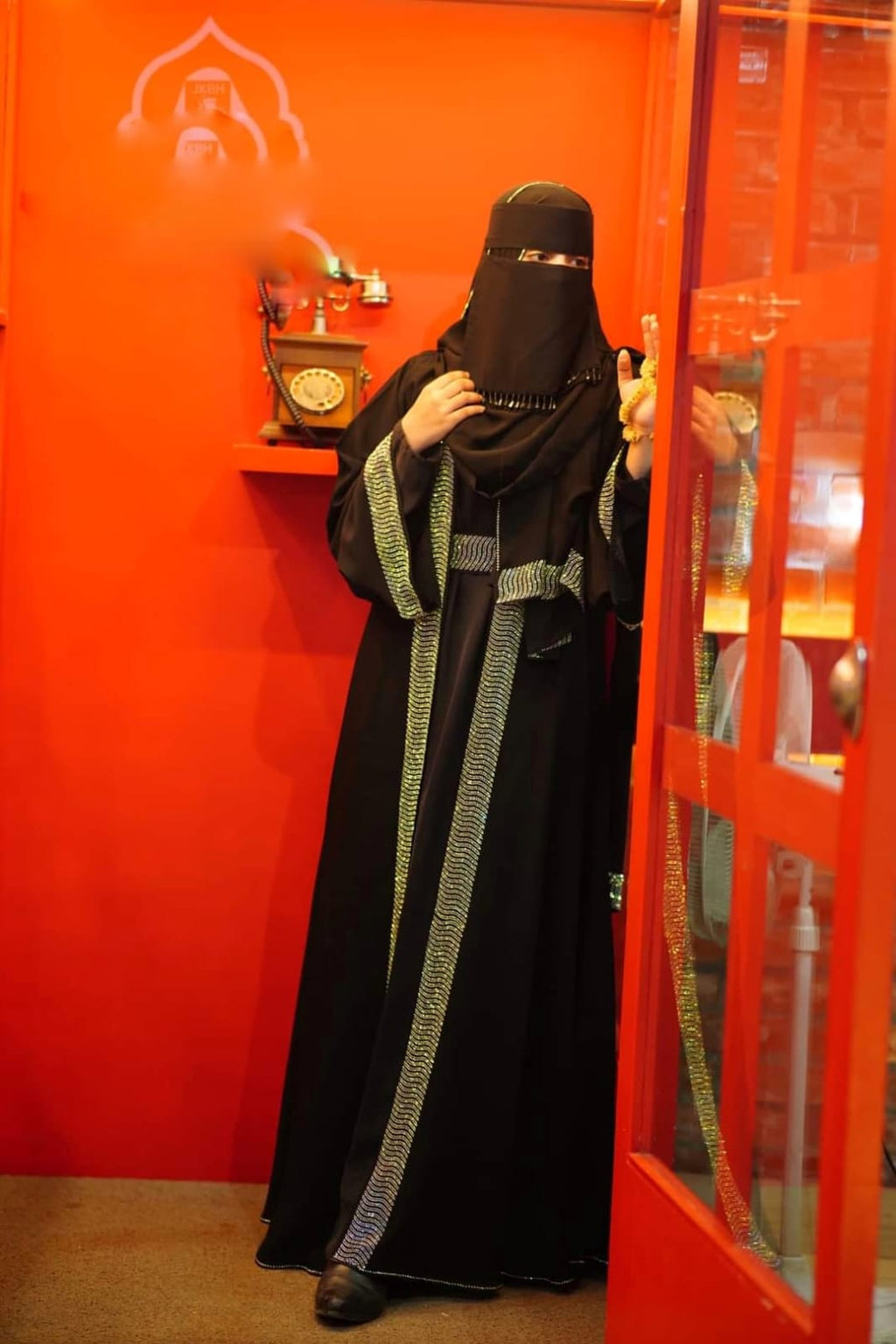 Stone Borka with Hijab