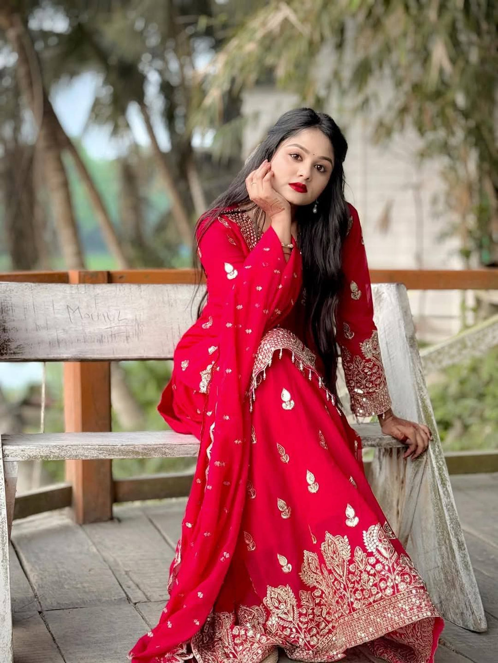 Indian Fox Georgette Thrree Piece