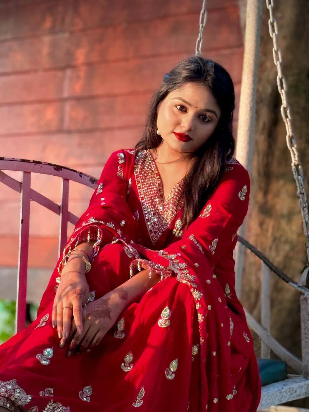 Indian Fox Georgette Thrree Piece