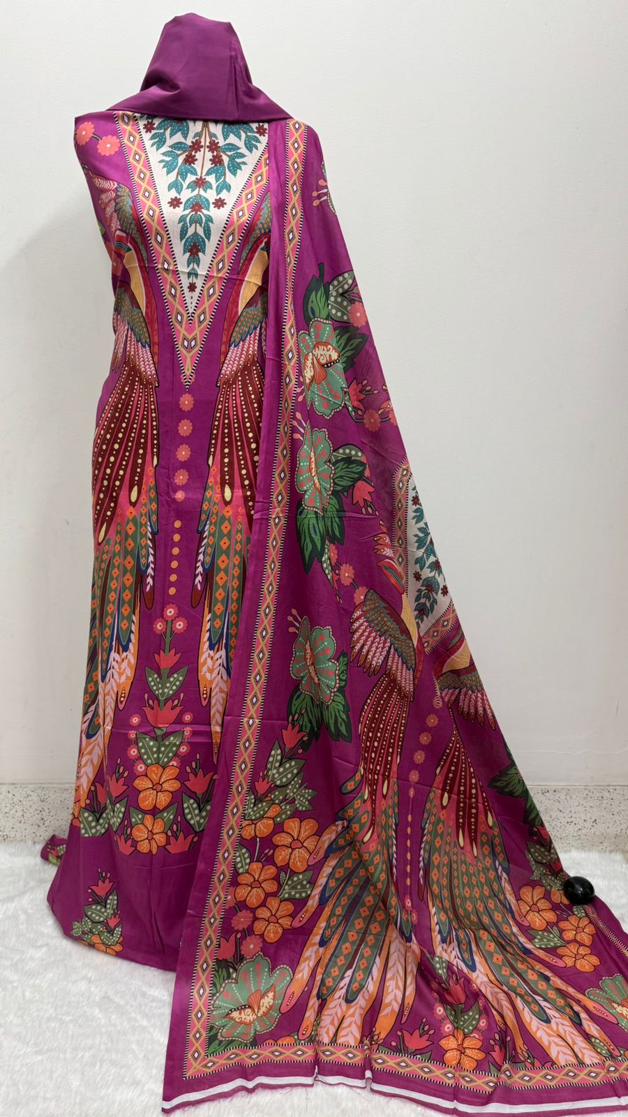 ডিজিটাল প্রিন্ট কটন থ্রি পিস