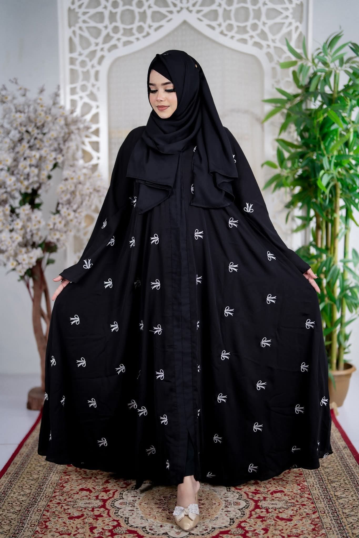 Embroidery Pakhi Borkha