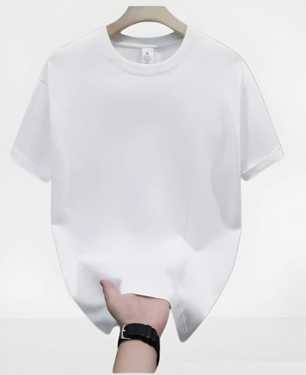 Premium Cotton Drop Shoulder Solid Tshirt
