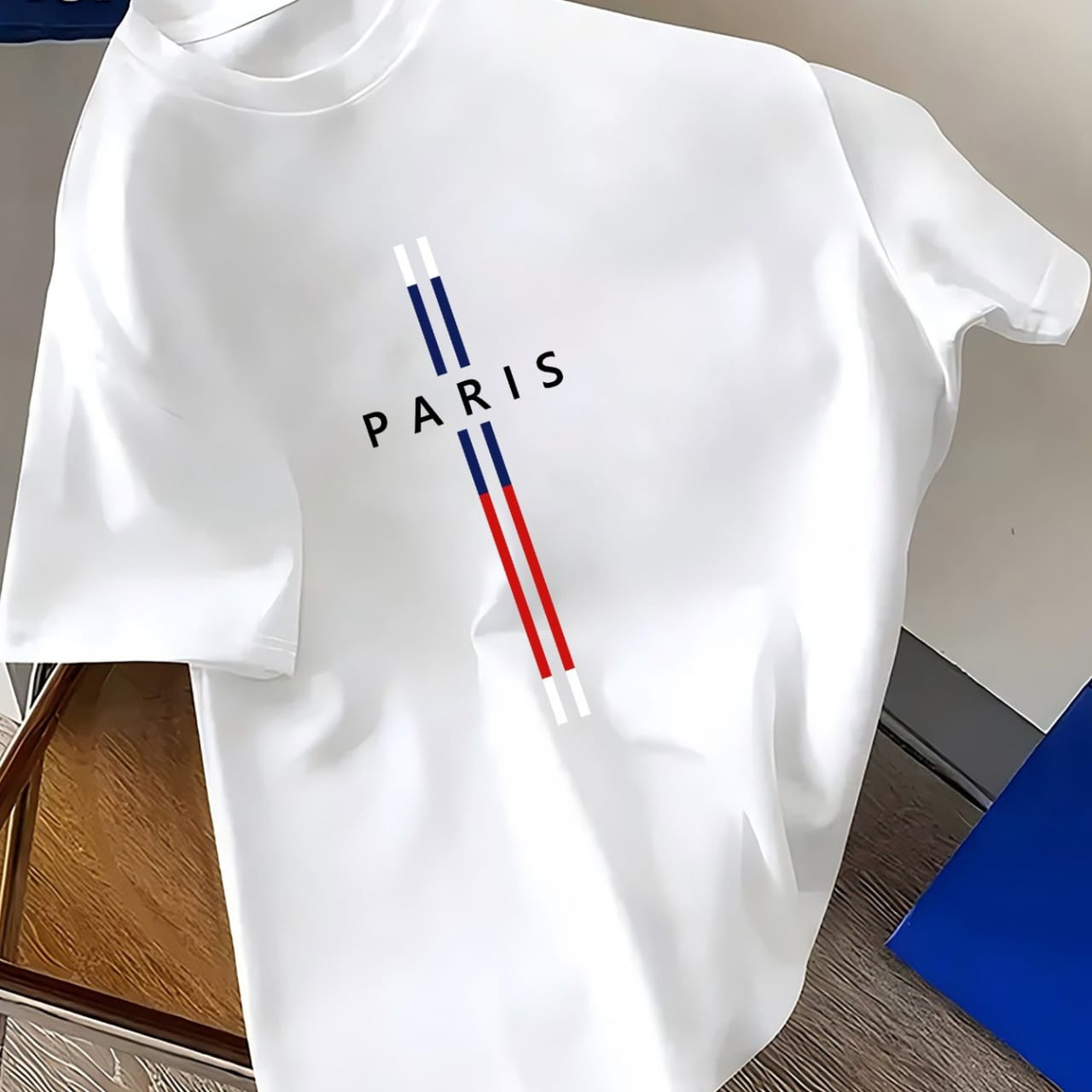Paris Premium Cotton Drop Shoulder Solid Tshirt