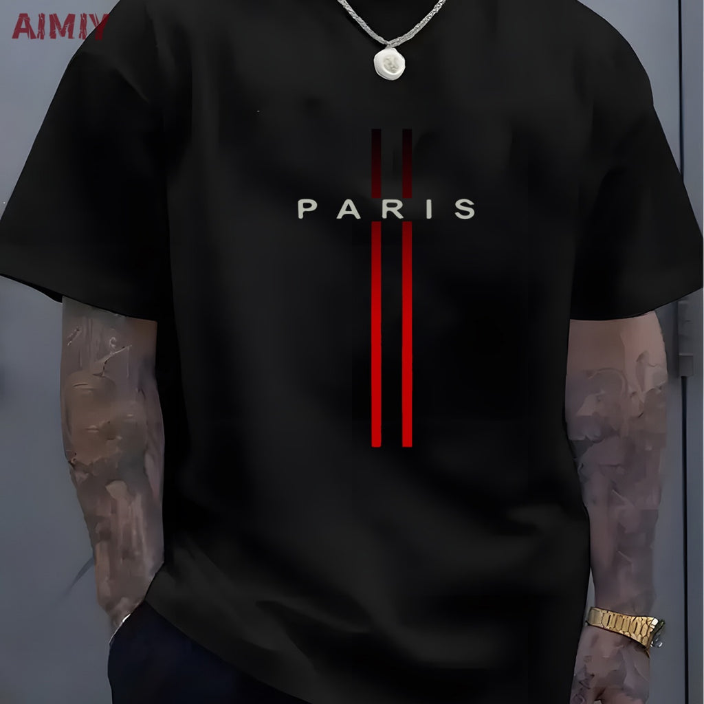 Paris Premium Cotton Drop Shoulder Solid Tshirt