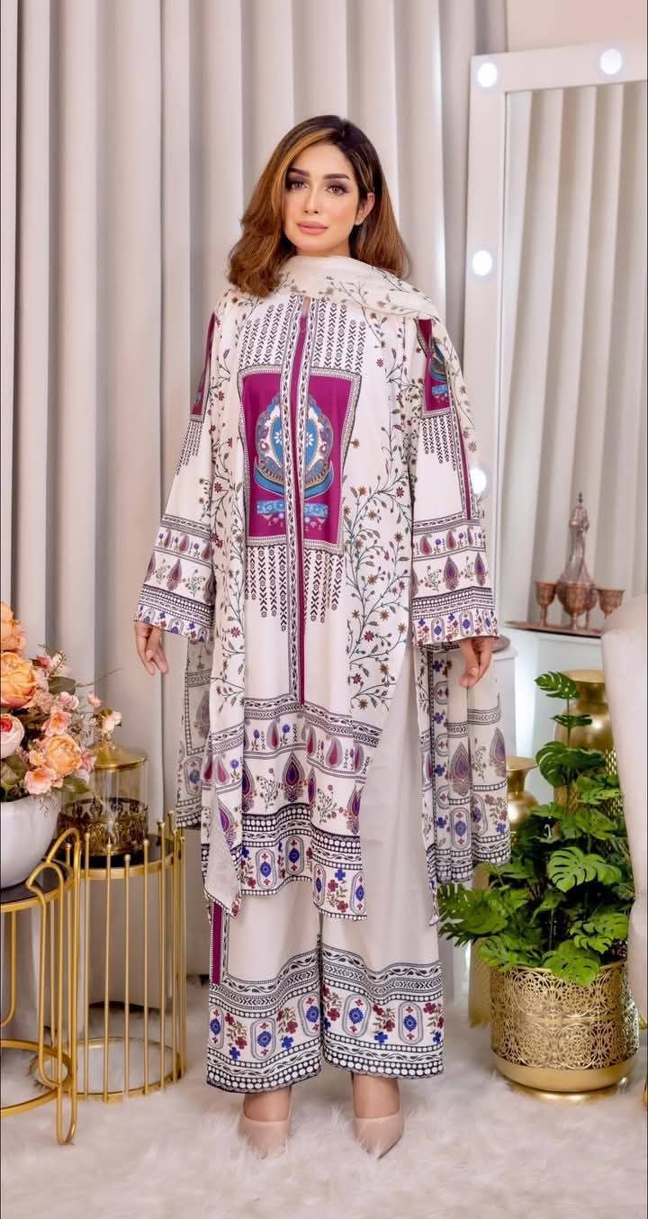 Digital Print Three Piece