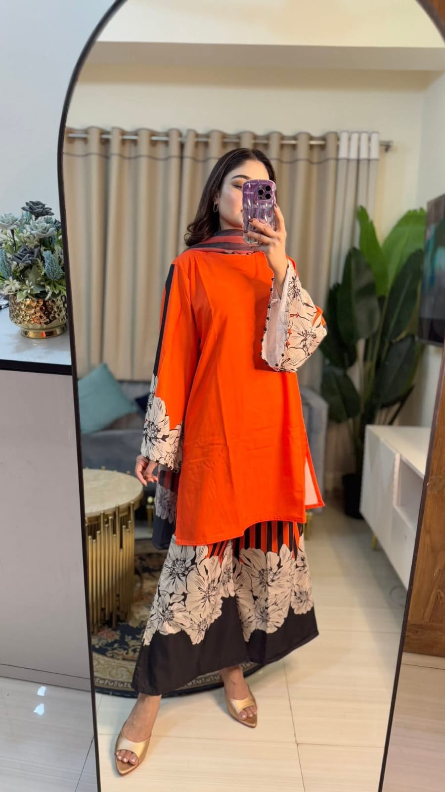 নতুন ডিজিটাল প্রিন্ট থ্রি পিস