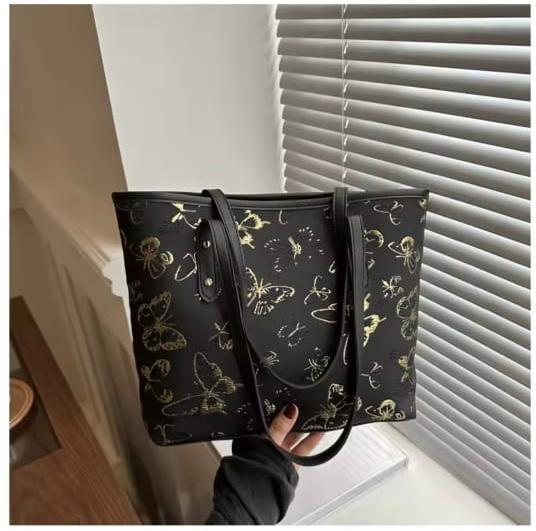 premium check tote bag