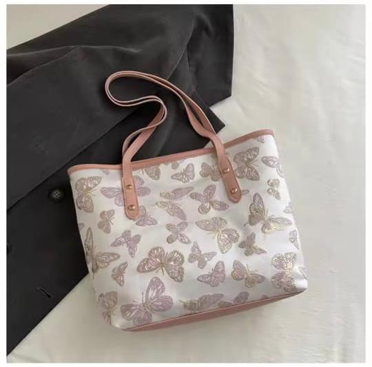 premium check tote bag