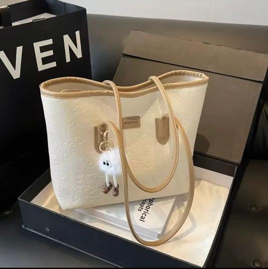 premium check tote bag