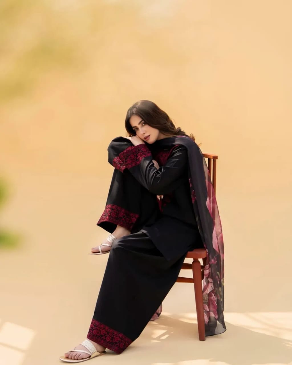 Embroidery Three Piece