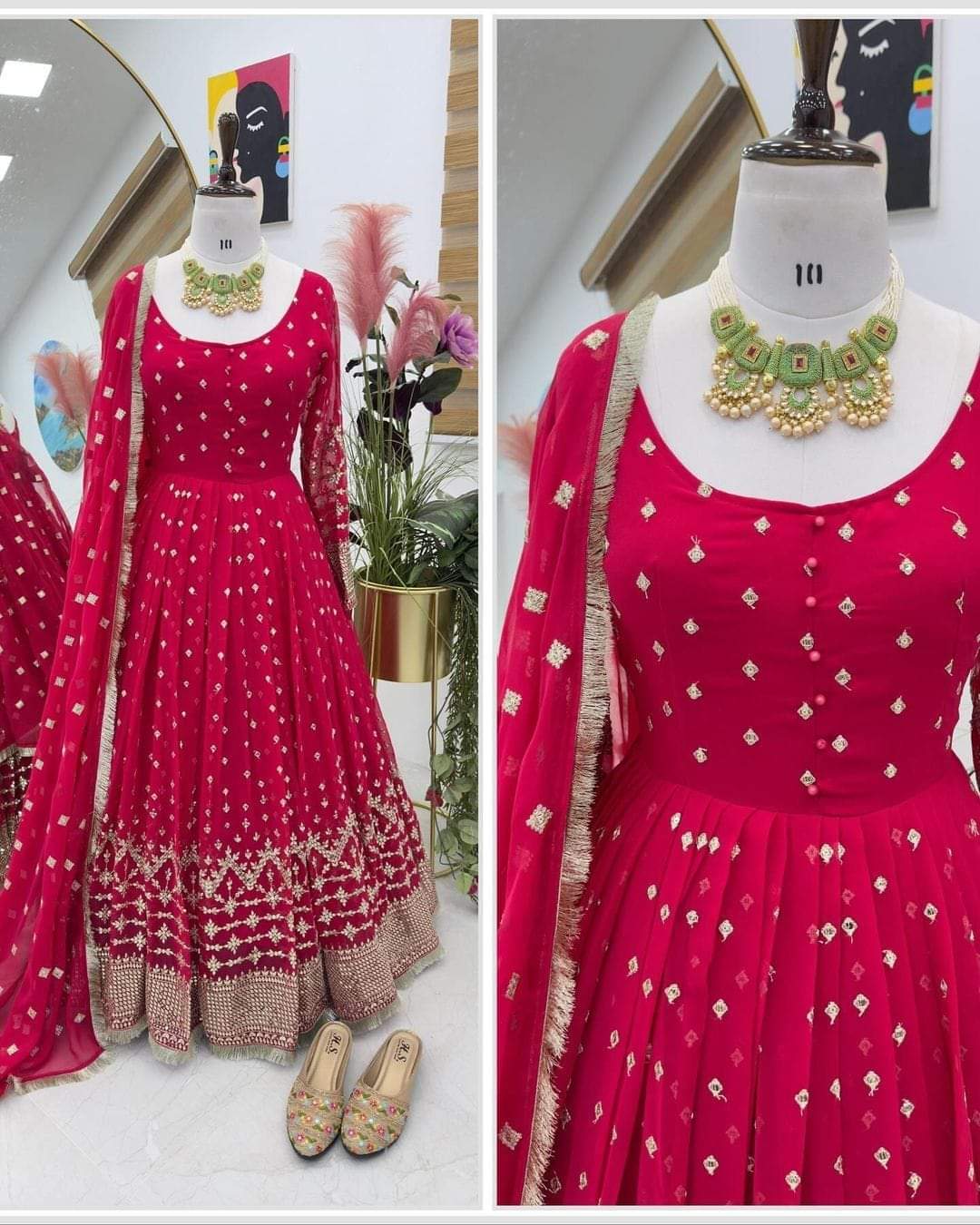 Indian Weightless Georgette Three-Piece