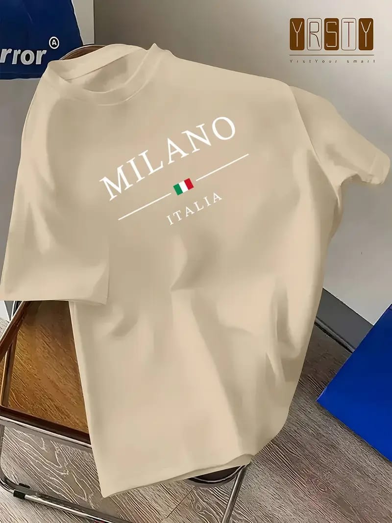 Drop Shoulder Tshirt with DTF Print