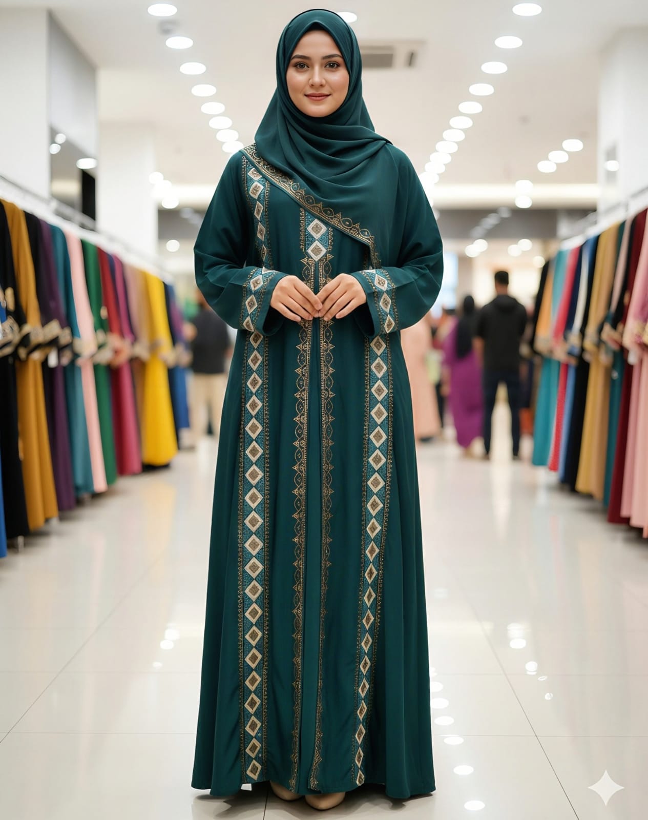 Stone Borka with Hijab