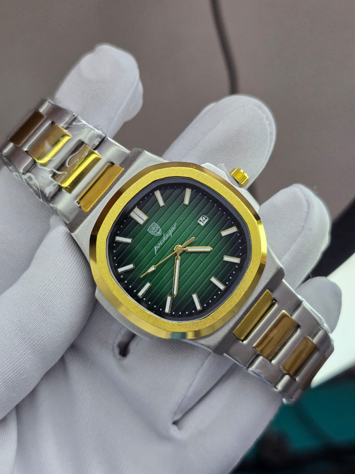 Luxury Two-Tone Wrist Watch