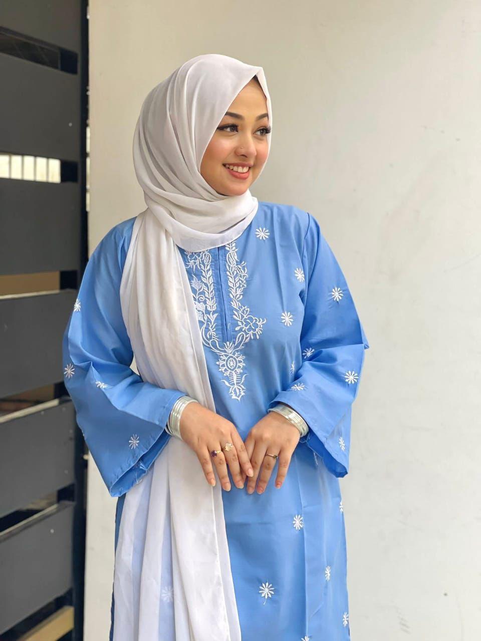 Embroidery Three Piece Set