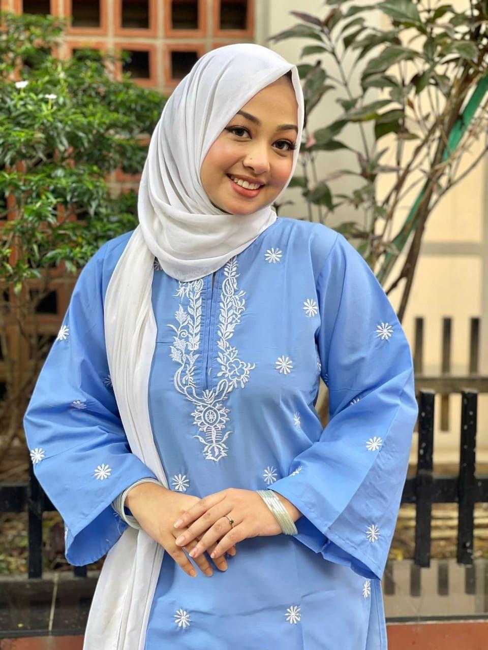 Embroidery Three Piece Set