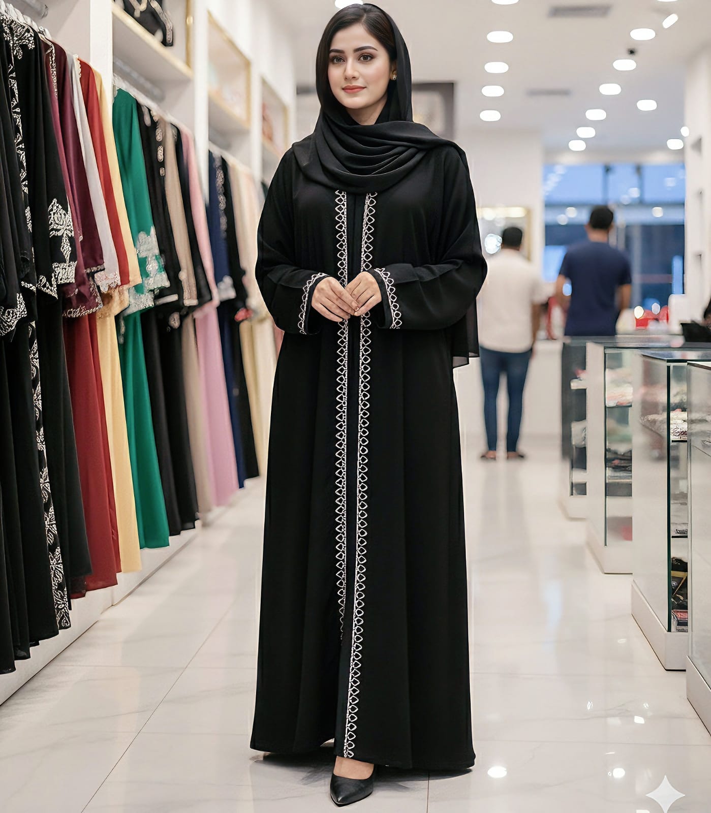 Zoom Fabrics Borka with Hijab