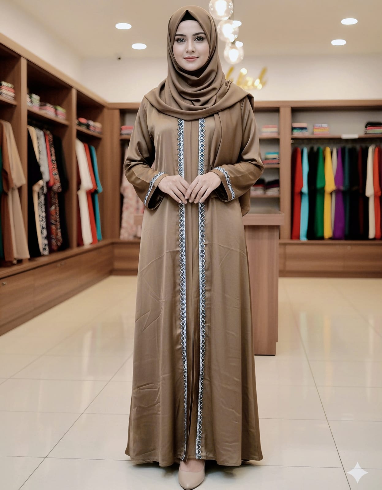 Zoom Fabrics Borka with Hijab
