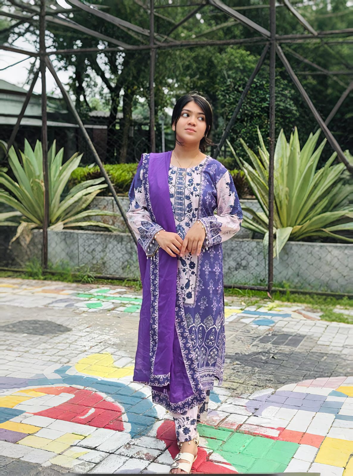 দুবাই সিল্ক থ্রি পিস