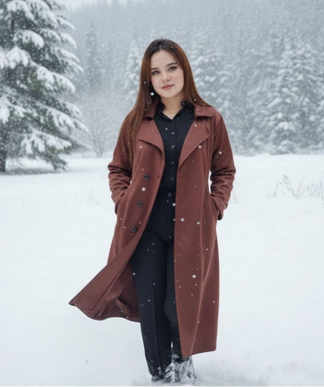 Stylish Ladies Overcoat