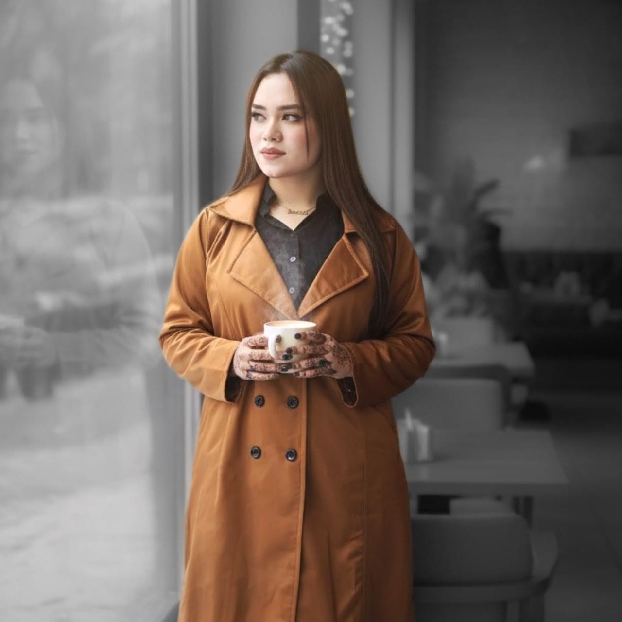 Stylish Ladies Overcoat