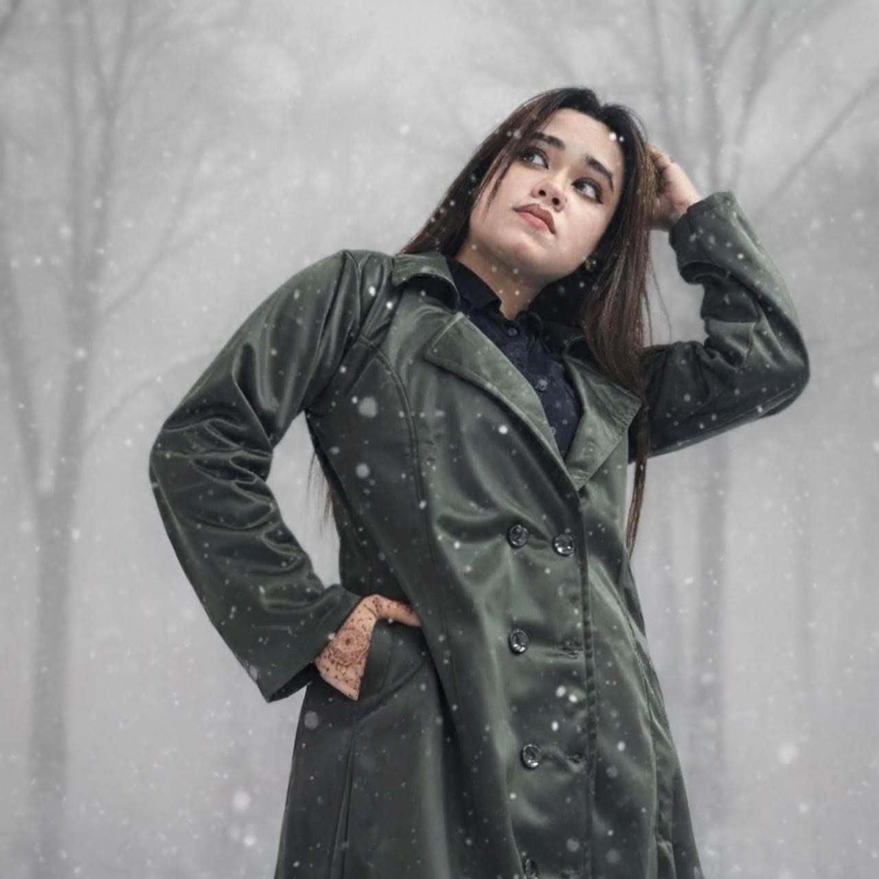 Stylish Ladies Overcoat