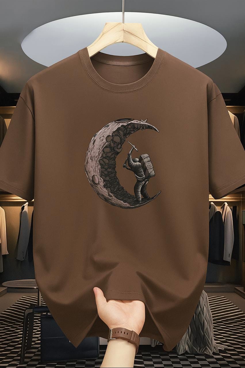 Drop Shoulder Tshirt with DTF Print