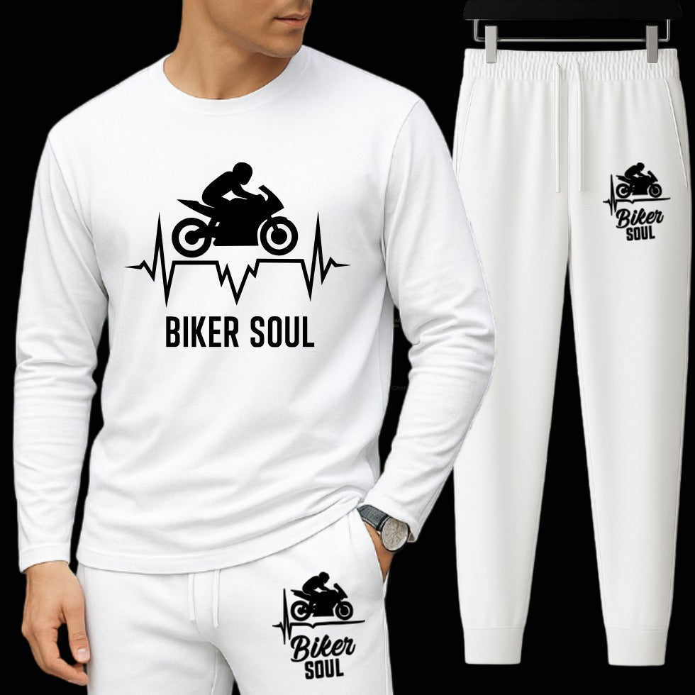 Long Sleeve Drop Shoulder Tshirt and Trouser Set