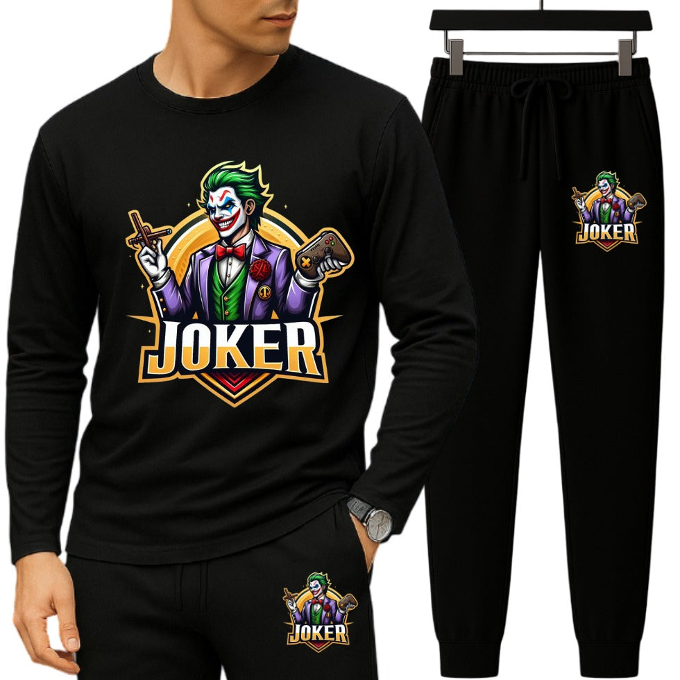 Long Sleeve Drop Shoulder Tshirt and Trouser Set